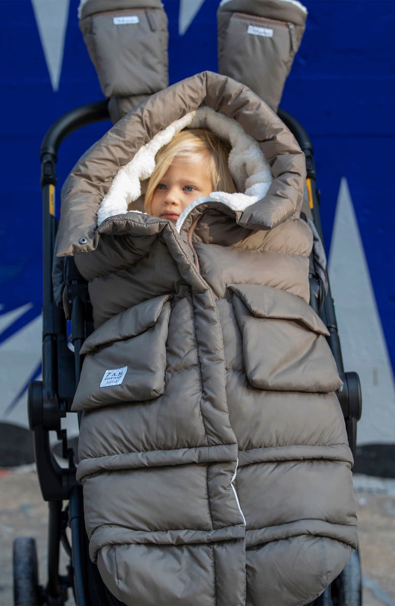 7 A.M. Enfant 212 evolution<sup>®</sup> Extendable Stroller & Car Seat Waterproof Footmuff, Alternate, color, Chestnut