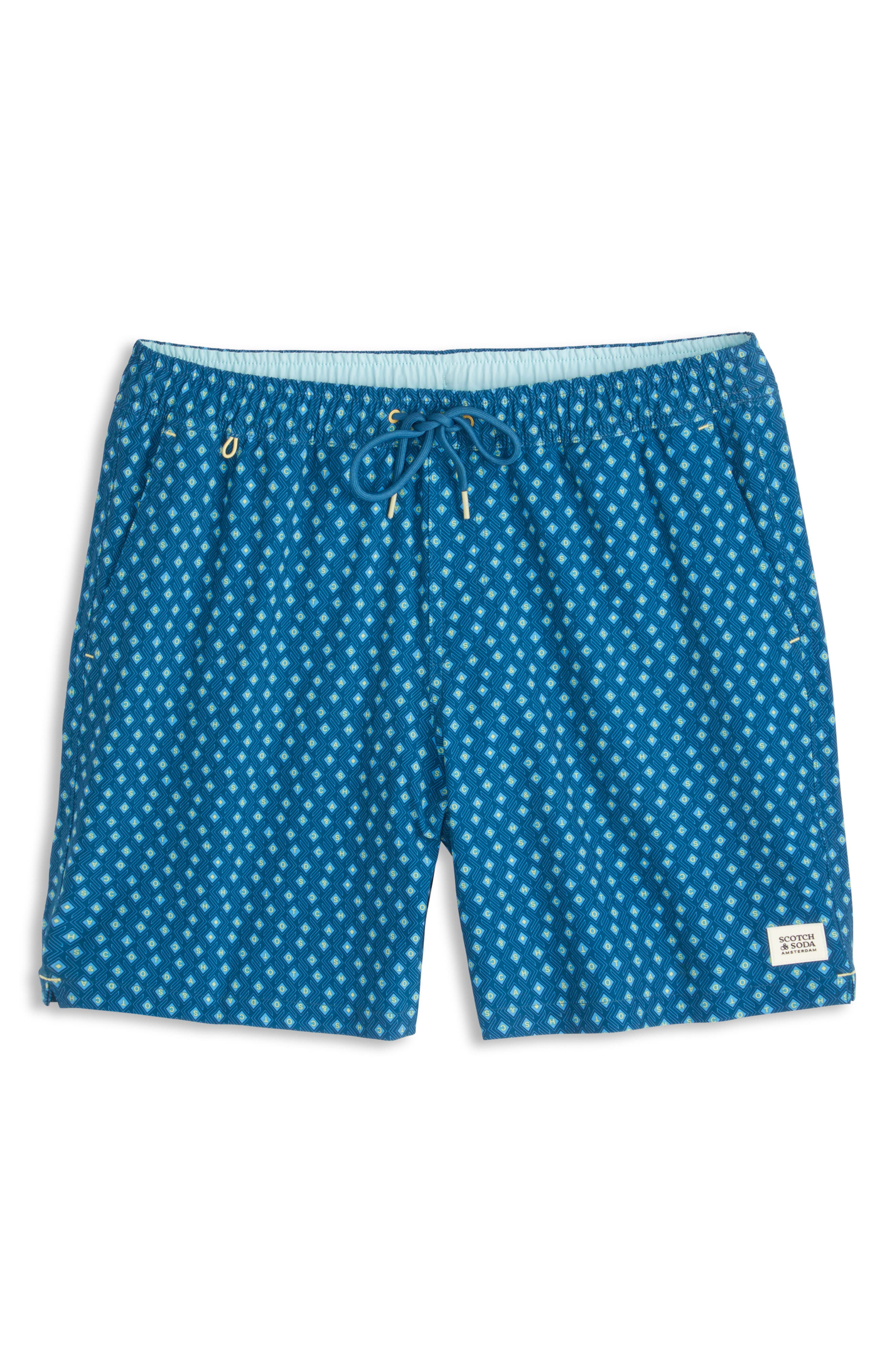 Scotch & Soda Geometric Volley Swim Trunks