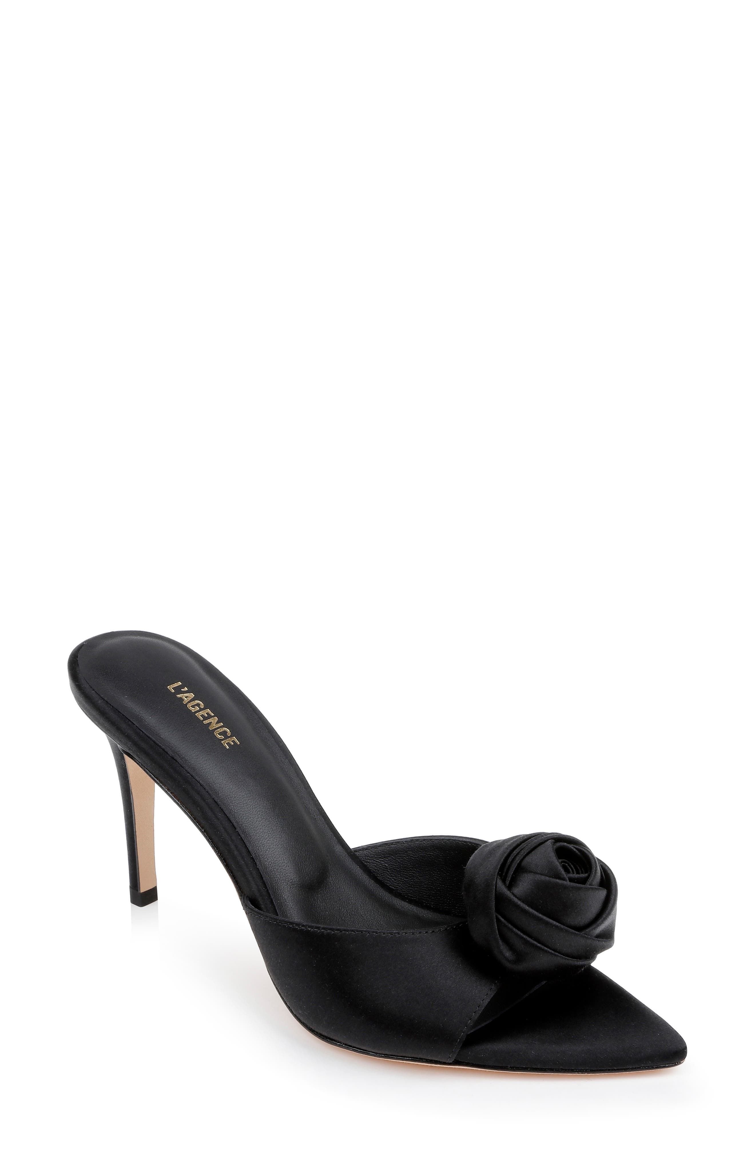 L'AGENCE Felice Pointed Toe Slide Sandal, Main, color, 