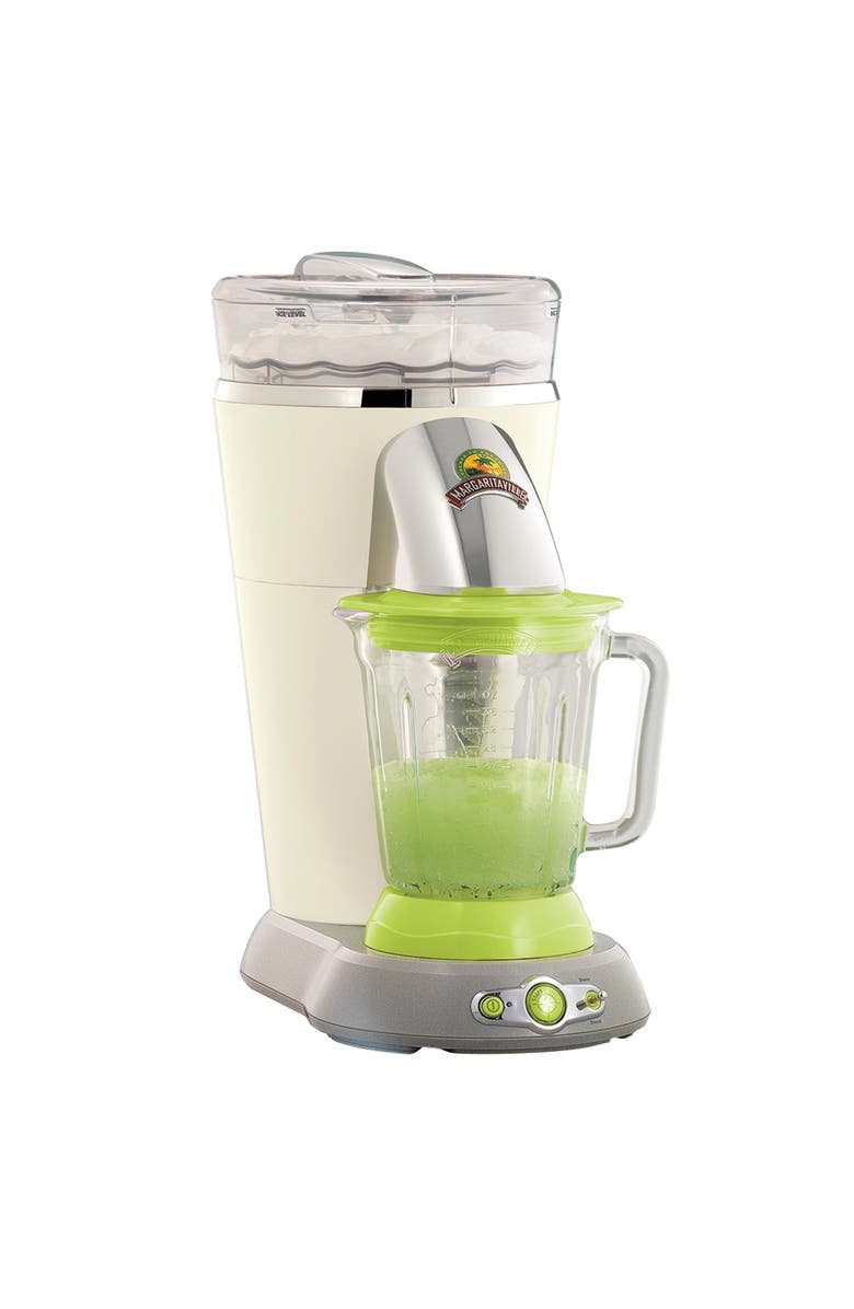 Margaritaville Bahamas 36 Ounce Frozen Concoction Maker in Off White and Lime Green, Alternate, color, Off White
