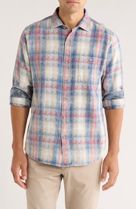 Palo Alto Plaid Cotton Button-Up Shirt