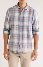Tommy Bahama Palo Alto Plaid Cotton Button-Up Shirt