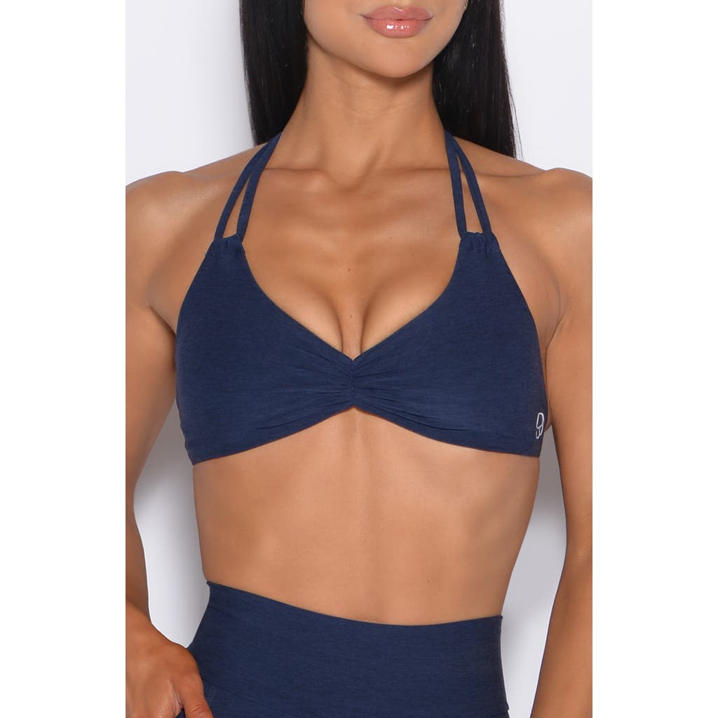 Bombshell Sportswear Butterfly Sports Bra In Blue