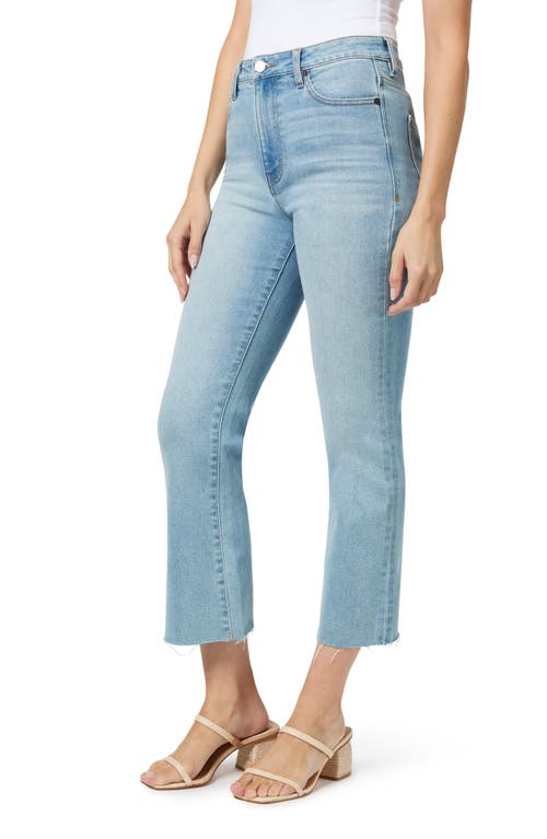 Habitual Raw Hem Crop Flare Leg Jeans In Fjord