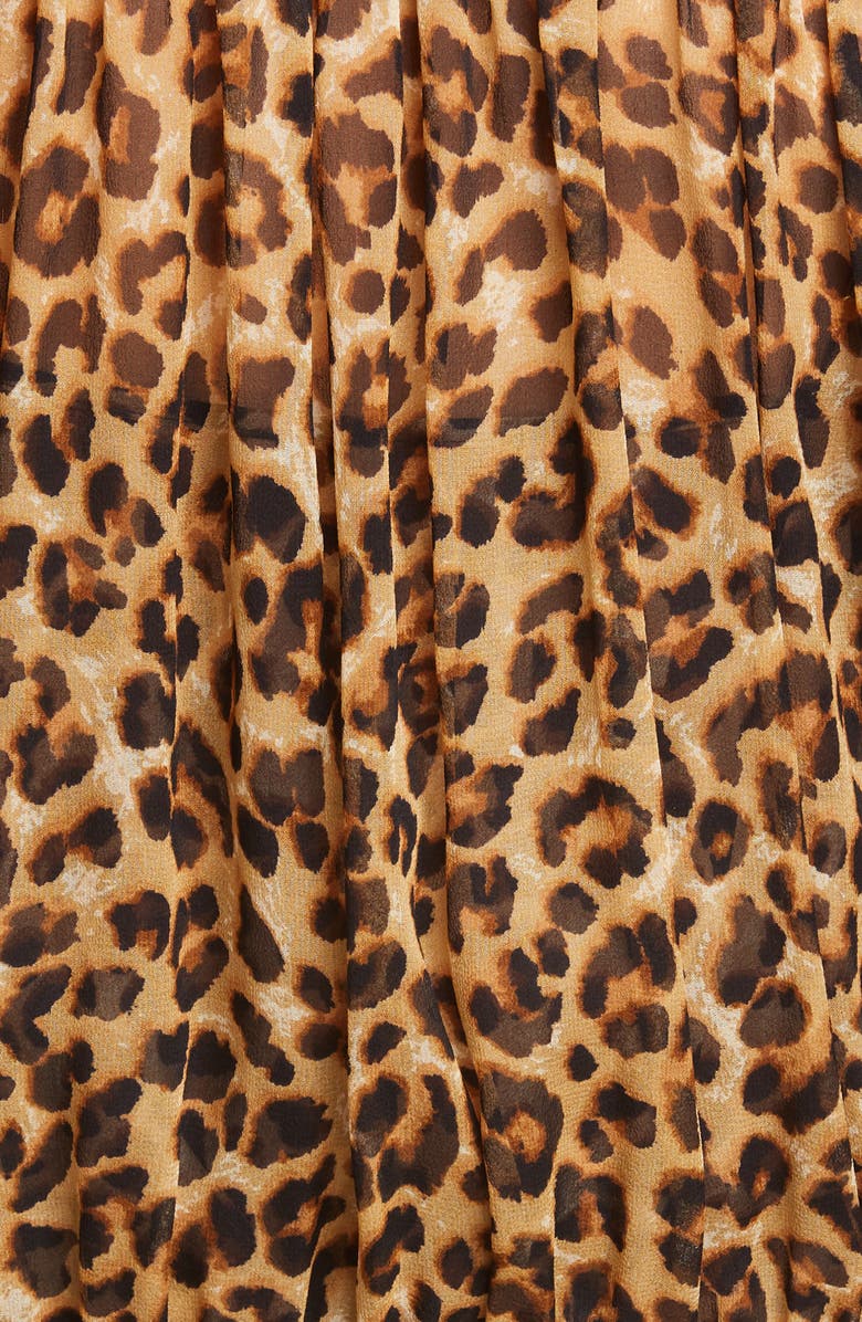 Veronica Beard Stacia Long Sleeve Blouson Silk Gown, Alternate, color, 