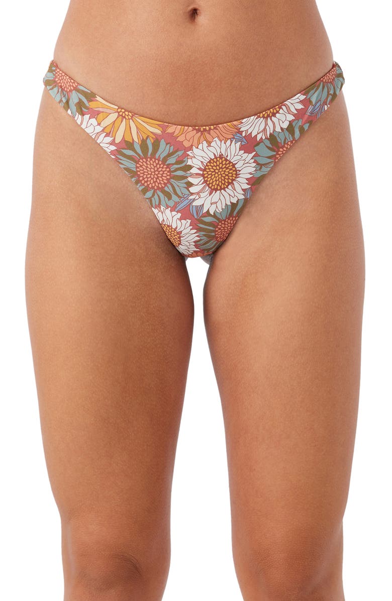 O'Neill Emma Sunflower Hermosa Bikini Bottoms, Main, color, 