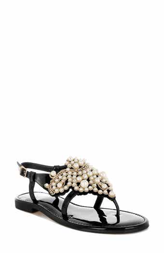 Zalata Faux Pearl Sandal