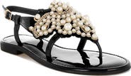 Rag & Co Zalata Faux Pearl Sandal