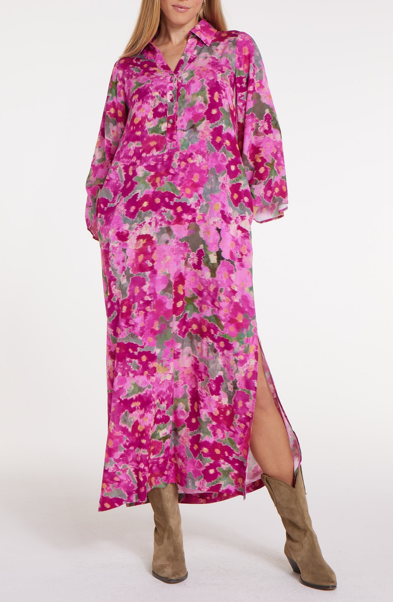 Hermoza Antoinette Pocket Midi Dress, Main, color, 