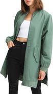 Belle & Bloom BELLE AND BLOOM Chasing You Long Bomber Jacket