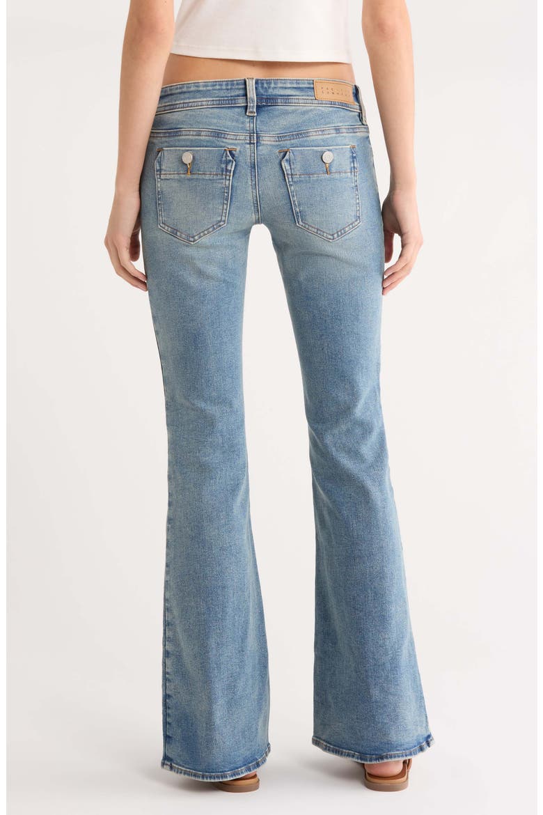 Alana Low Rise Flare Jeans, Alternate, color, MEDIUM INDIGO