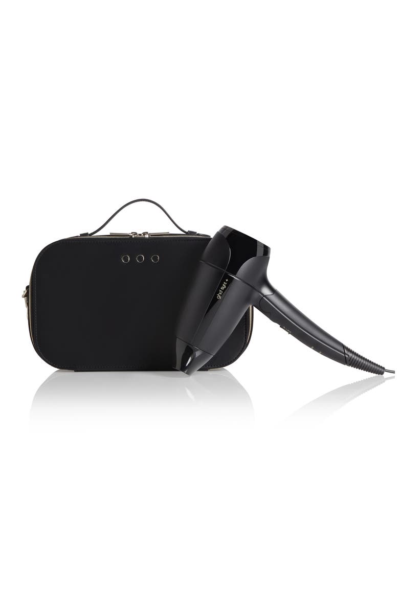 Flight+ Travel Hair Dryer with Luxury Travel Case, Main, color, BLACK