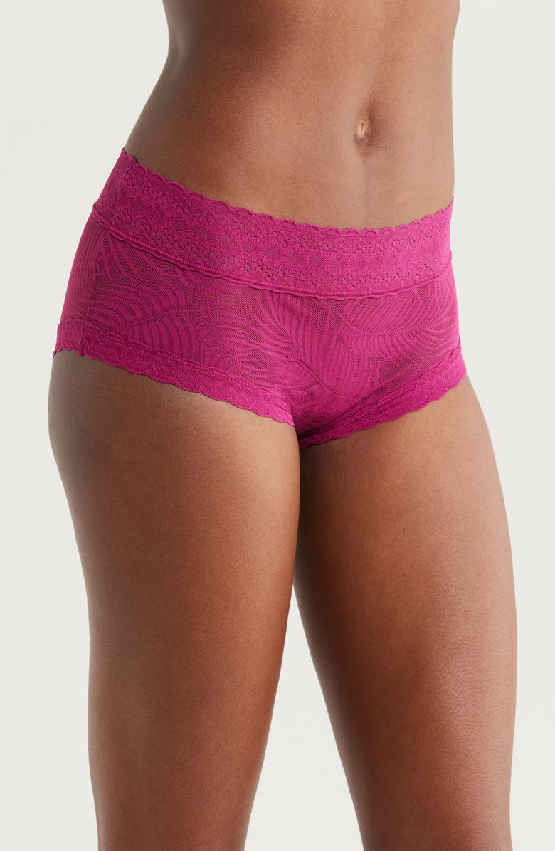 MeUndies Allover Lace Hipster Briefs, Alternate, color, Plum Feather