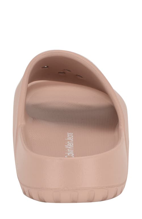 Calvin Klein Nanzey Slide Sandal In Pink