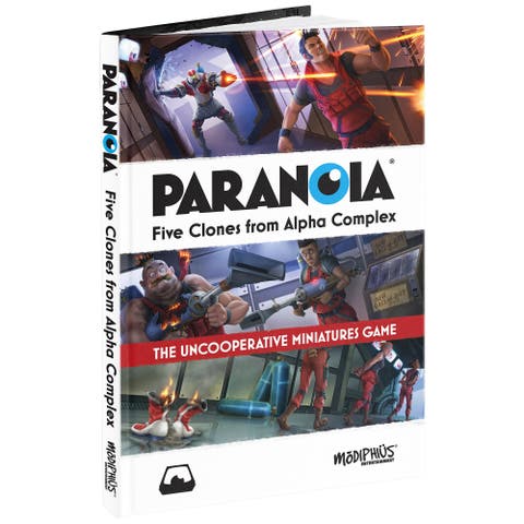 Modiphius Entertainment Paranoia Five Clones from Alpha Complex - RPG Book