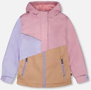 Deux par Deux Girl Mid-Season Fleece Jacket in Recycled Polyester
