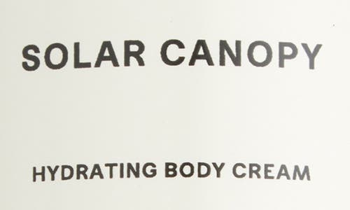 Future Society Solar Canopy Hydrating Body Cream In No Color