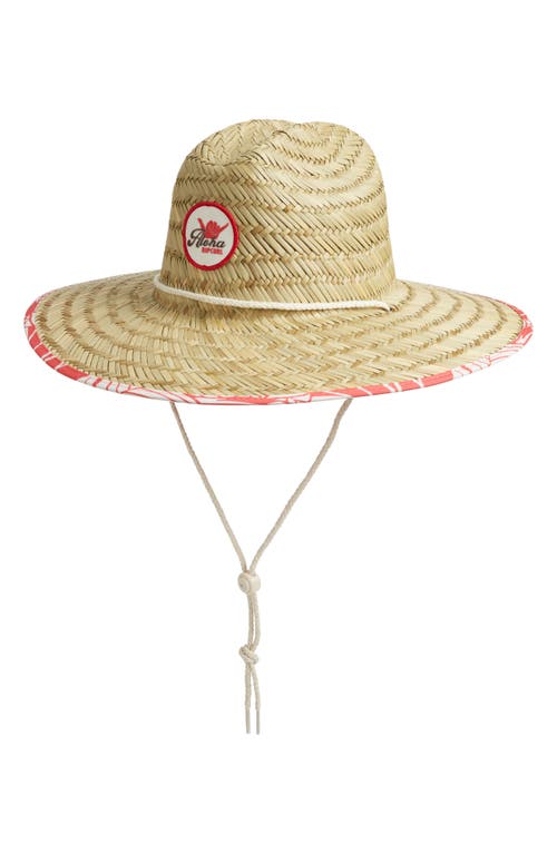 Rip Curl Mixed Straw Sun Hat In Lily