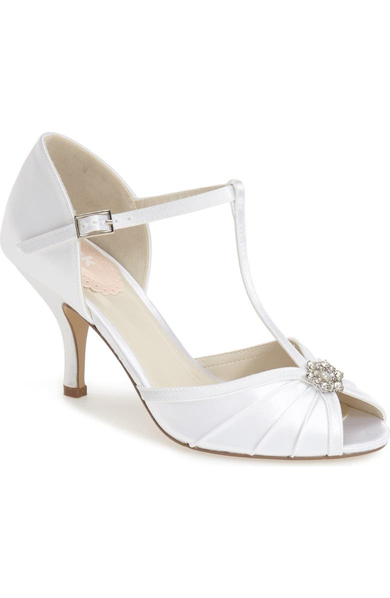 Paradox London Pink 'Perfume' T-Strap Peep Toe Pump, Main, color,