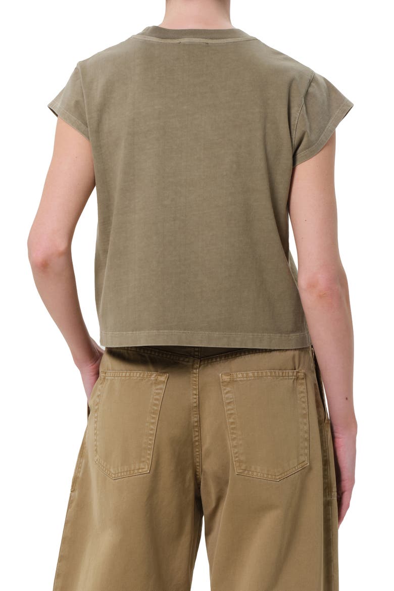 Bryce Cap Sleeve T-Shirt, Alternate, color, CHOLLA LT DUSTY SAGE