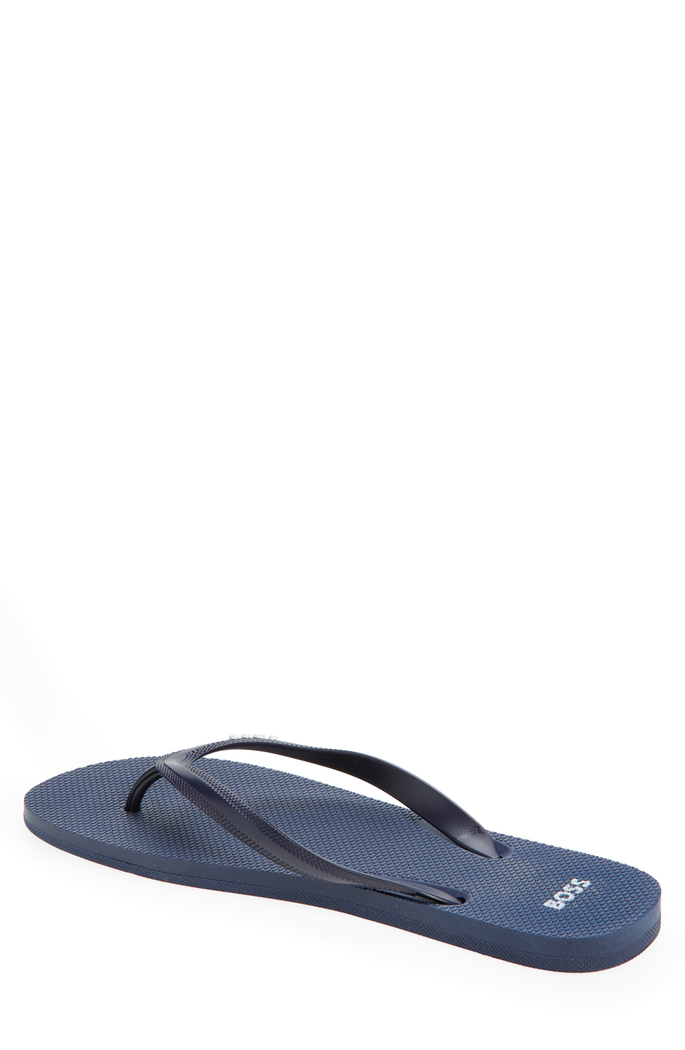BOSS Tracy Thong Sandal, Alternate, color, Dark Blue