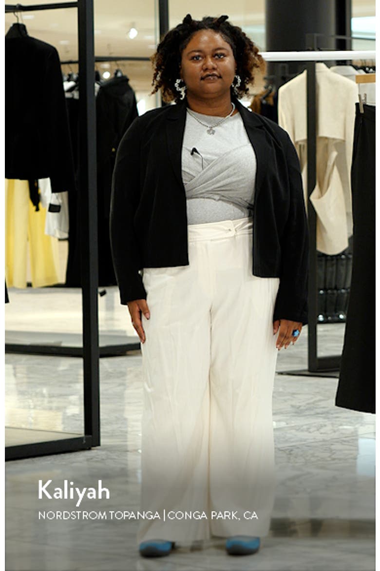 Open Front Silk Blazer video