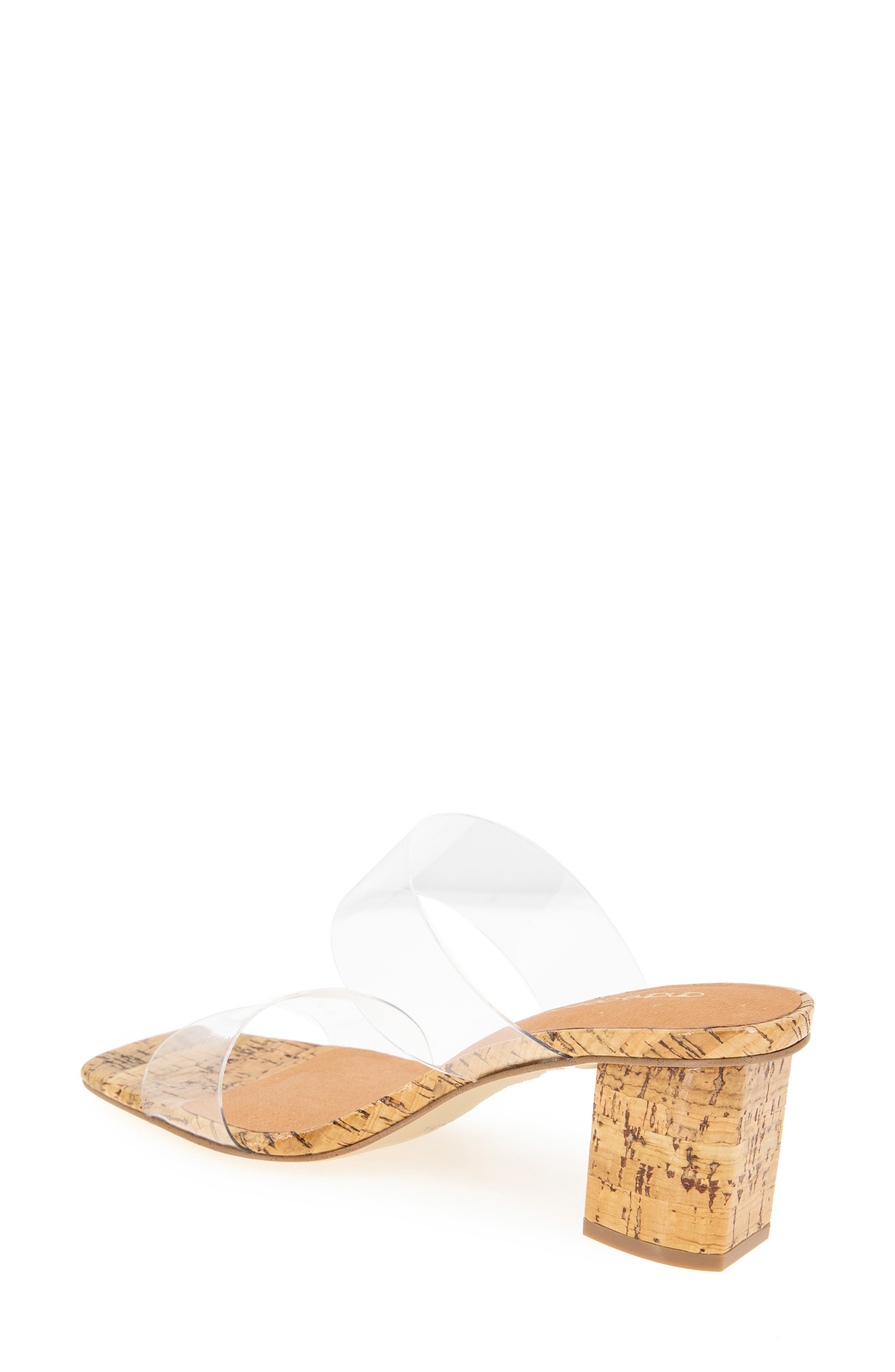 André Assous Drew Sandal, Alternate, color, Clear