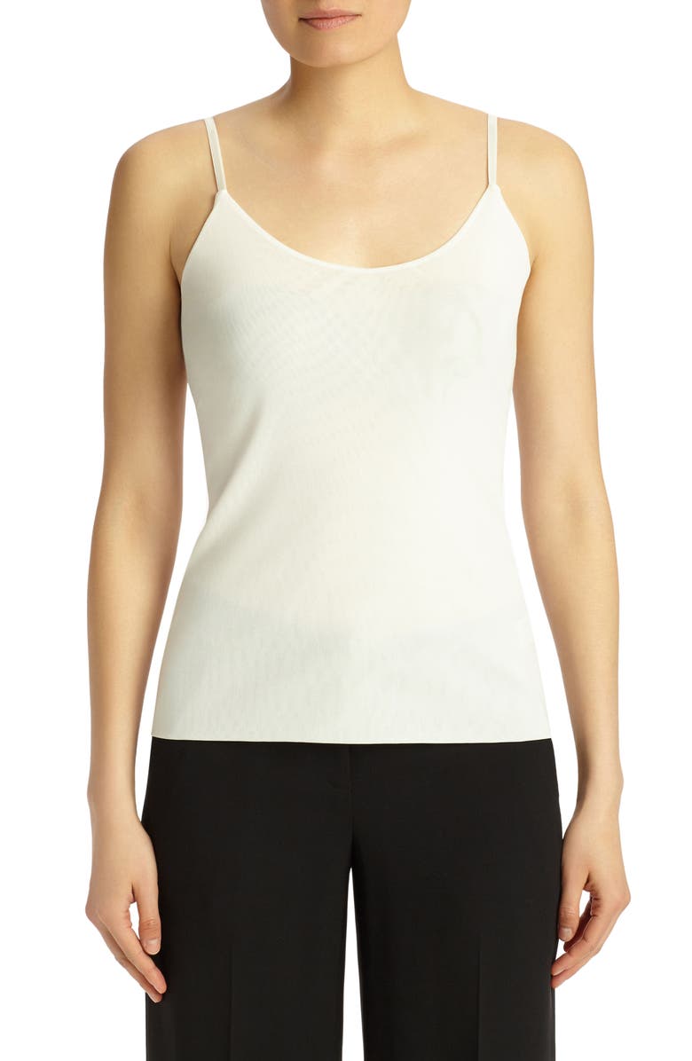 Lafayette 148 New York Mesh Jersey Camisole, Main, color,