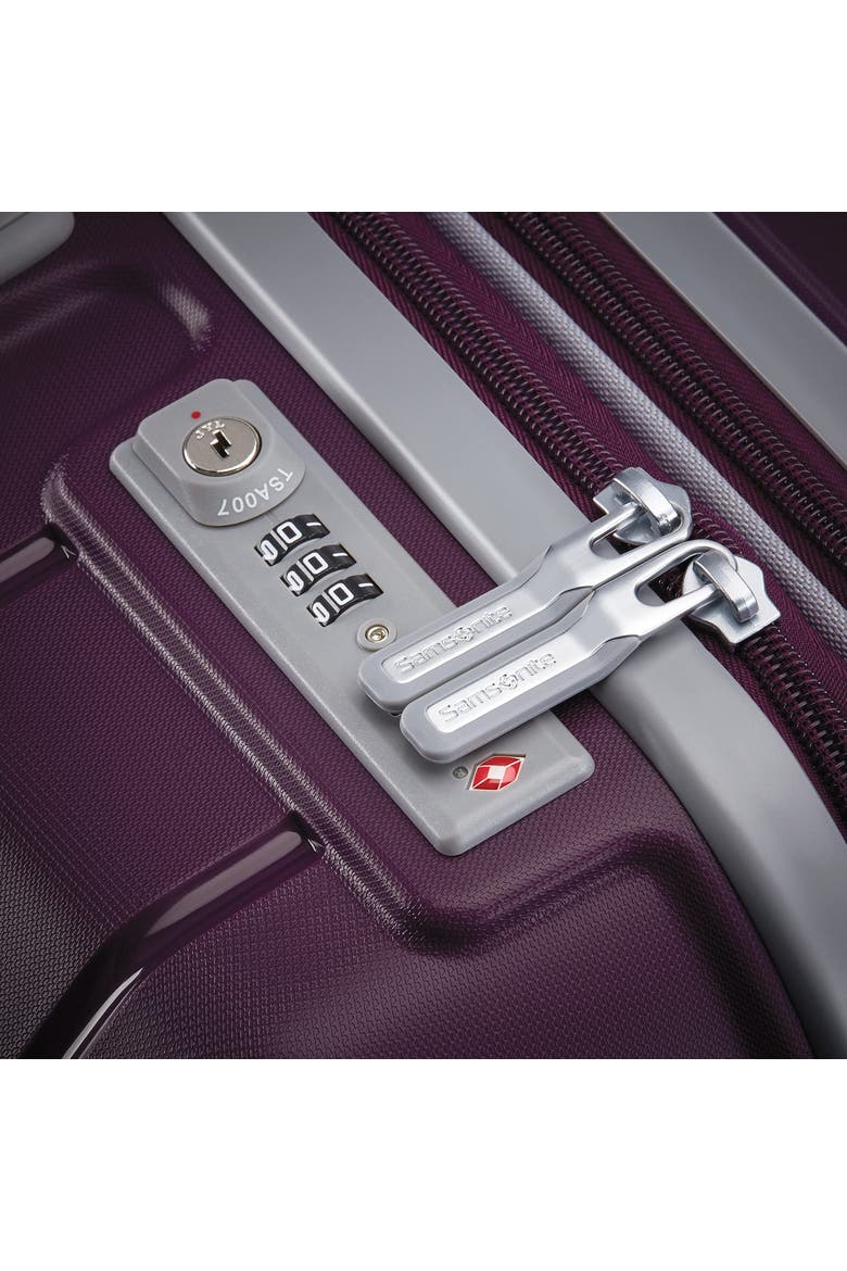 Freeform Hardside Expandable (21"/28") 2 Piece Spinner Luggage Set, Alternate, color, Amethyst Purple