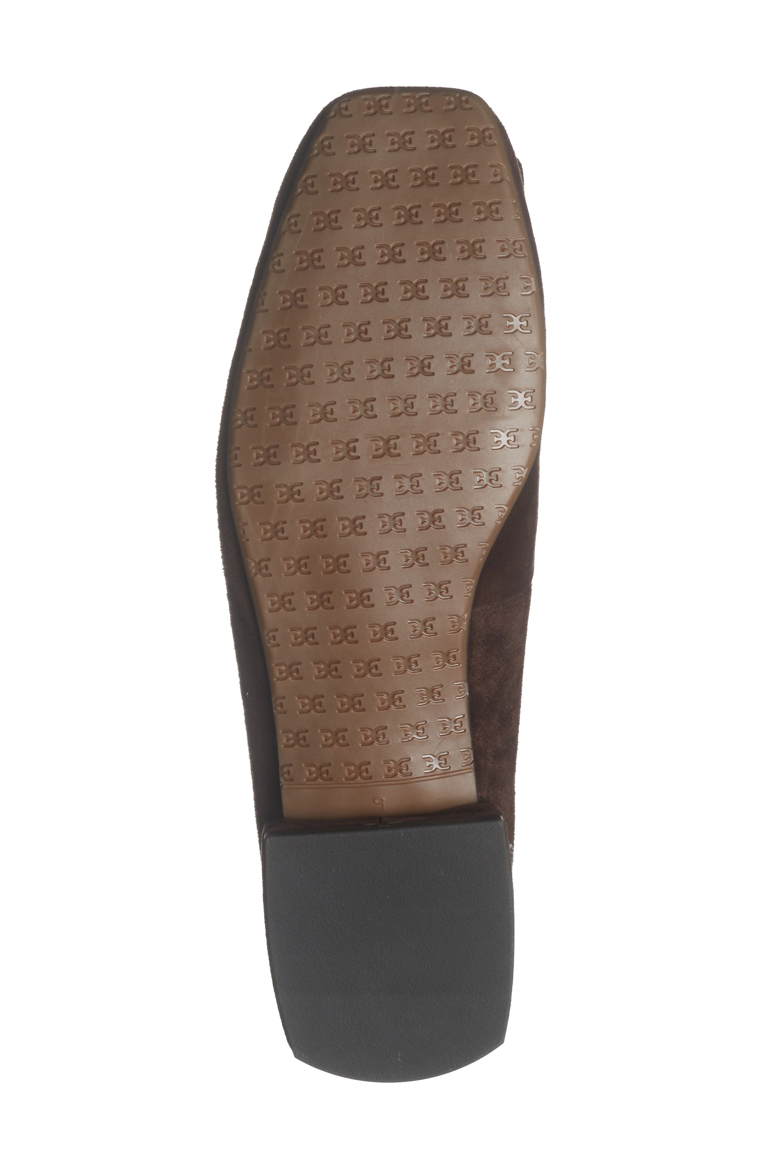 Emina Square Toe Flat, Alternate, color, CAFE NOIR