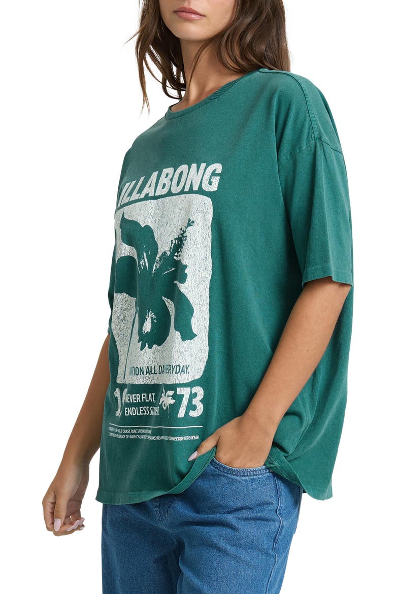 Celebrate Life Cotton Graphic T-Shirt, Alternate, color, EVERGREEN.