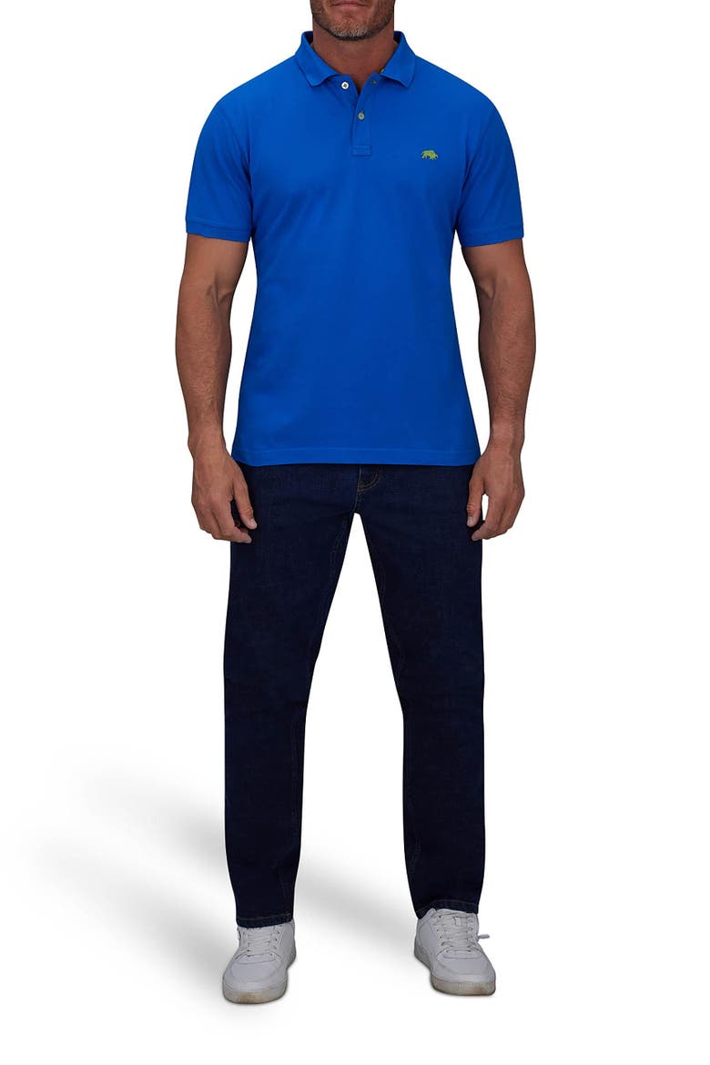 100% Cotton Polo Shirt, Alternate, color, Cobalt Blue