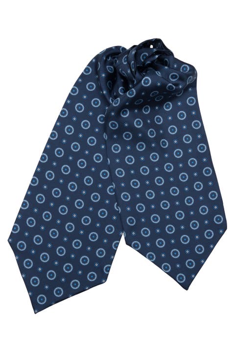 Burano - Silk Ascot Cravat Tie for Men