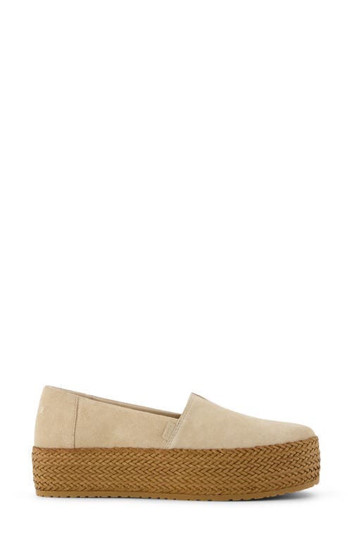 Toms Valencia Platform Slip-on In Brown