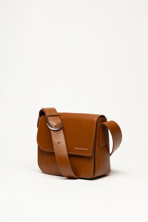 Want Les Essentiels De La Vie Want Les Essentiels Arch Smooth Leather Crossbody Bag In Cuero