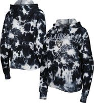 New Era Women's New Era Black Las Vegas Raiders Cloud Dye Fleece Pullover Hoodie