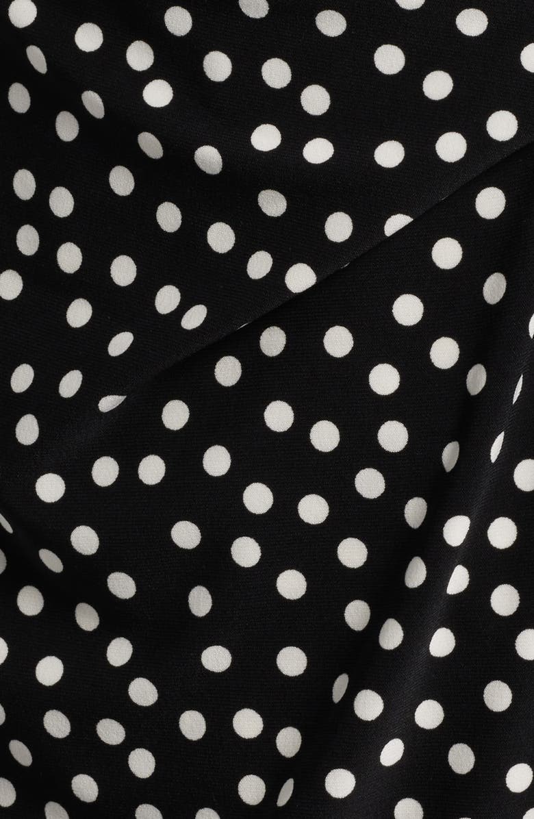 Anne Klein Polka Dot Wrap Top, Alternate, color, 