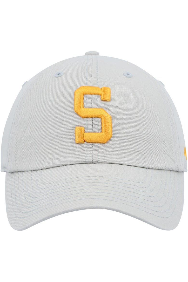 Men's '47 Gray Pittsburgh Steelers Clean Up Legacy Adjustable Hat, Alternate, color, Gray