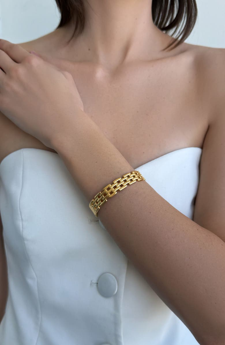 Adornia Chain Link Bracelet, Alternate, color,