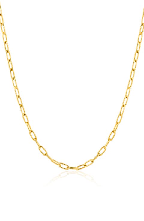 Layer Up Paperclip Chain Necklace