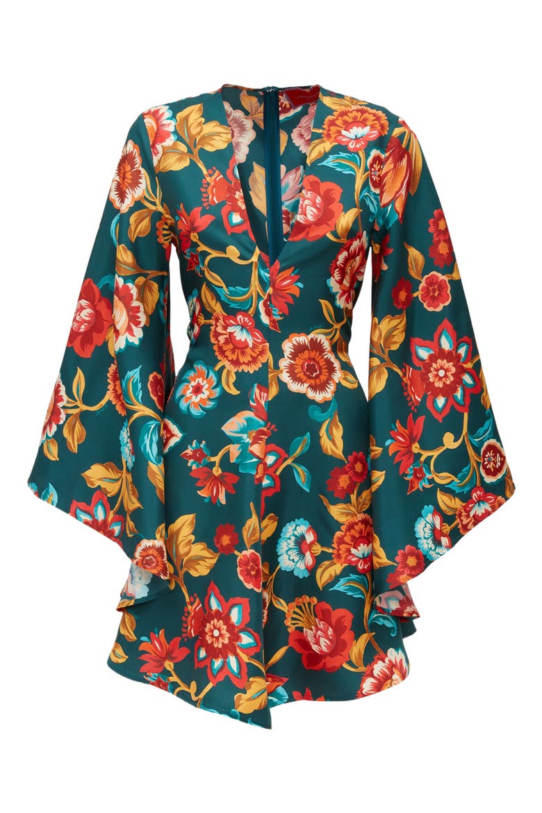 Mini Magnifico Dress Hottie Emerald, Alternate, color, Hottie Emerald