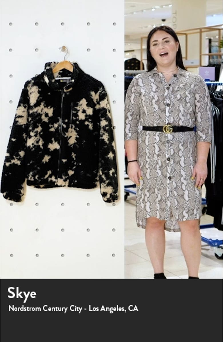 Faux Fur Print Jacket, sales video thumbnail