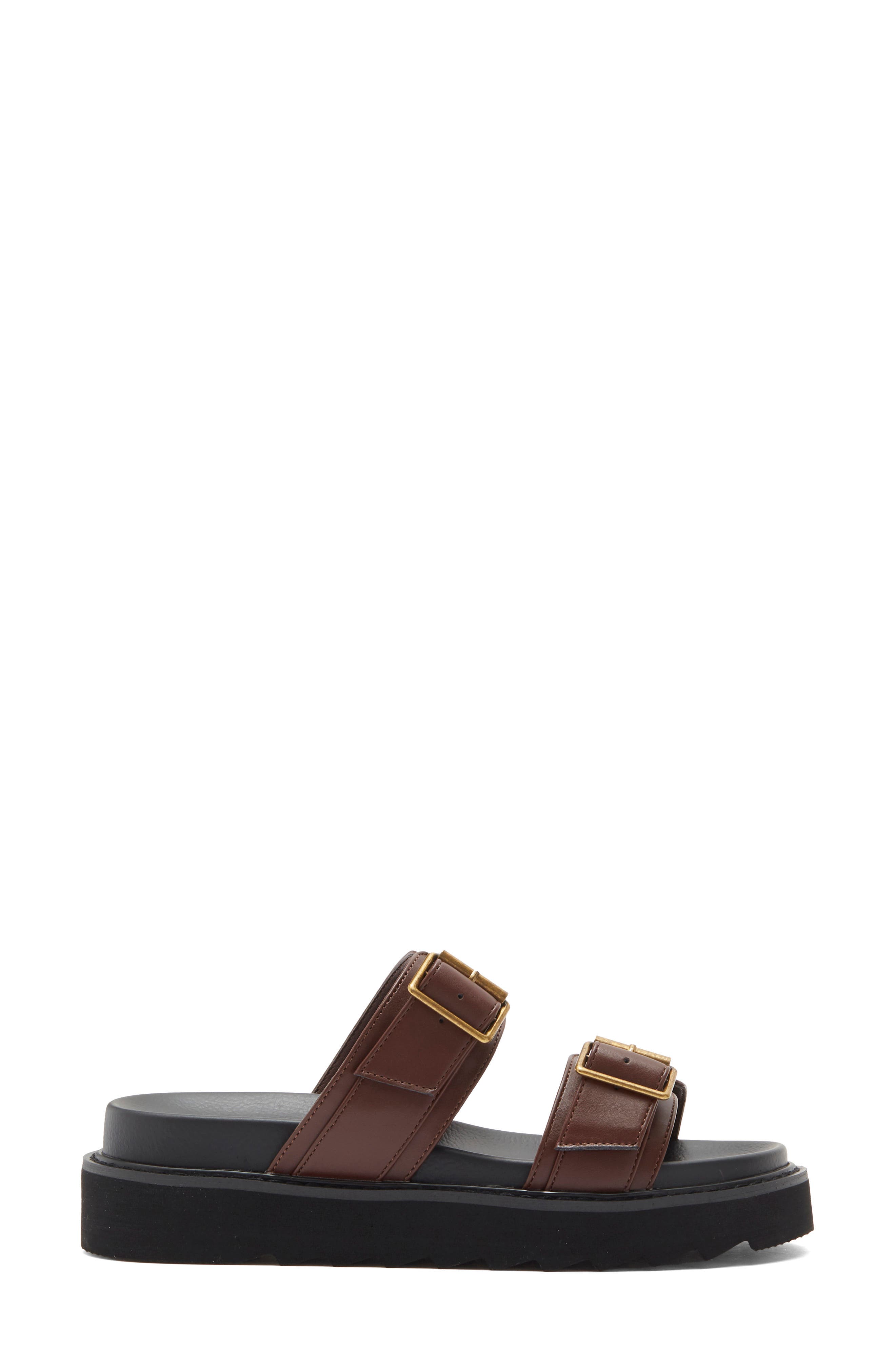 Ma Belle Slide Sandal, Alternate, color, BROWN