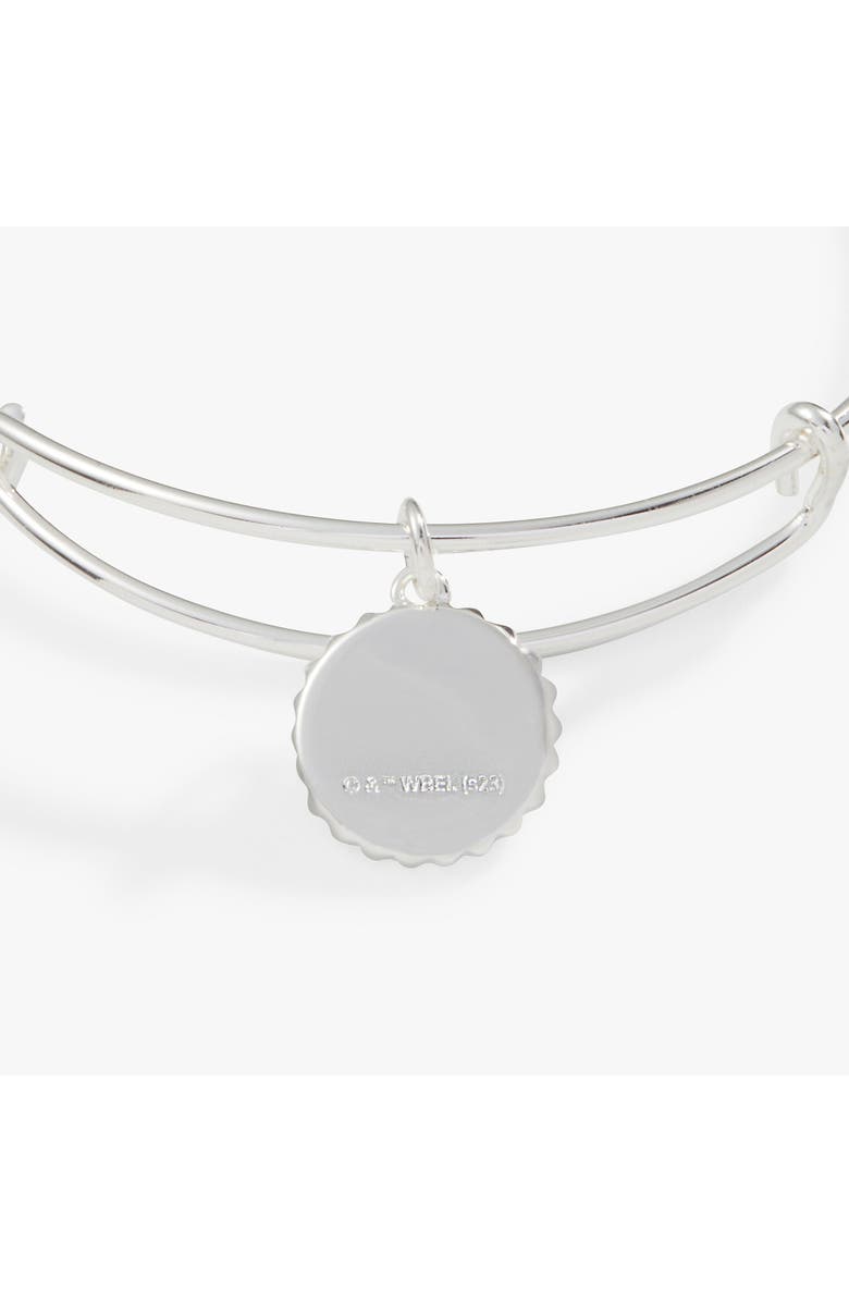 Alex and Ani Harry Potter<sup>™</sup> Slytherin House Charm Bangle Bracelet, Alternate, color, Silver