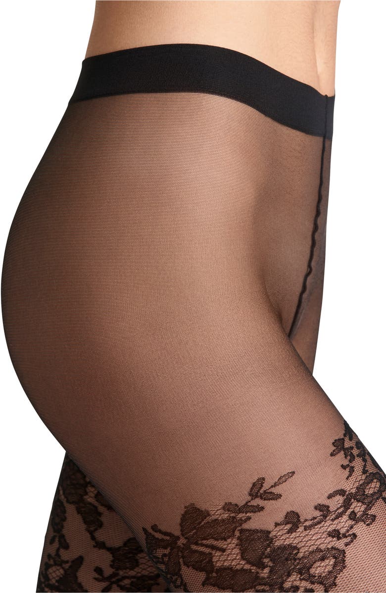 Falke Sensual Boulevard Tights, Alternate, color, Black