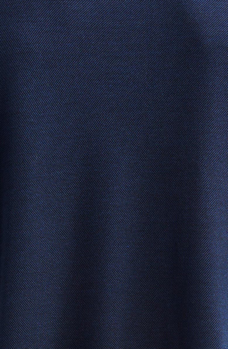 ISAIA Silk Piqué Polo, Alternate, color, Blue Scuro