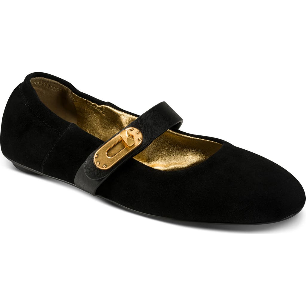 Donna Karan New York Anselm Mary Jane Flat In Black