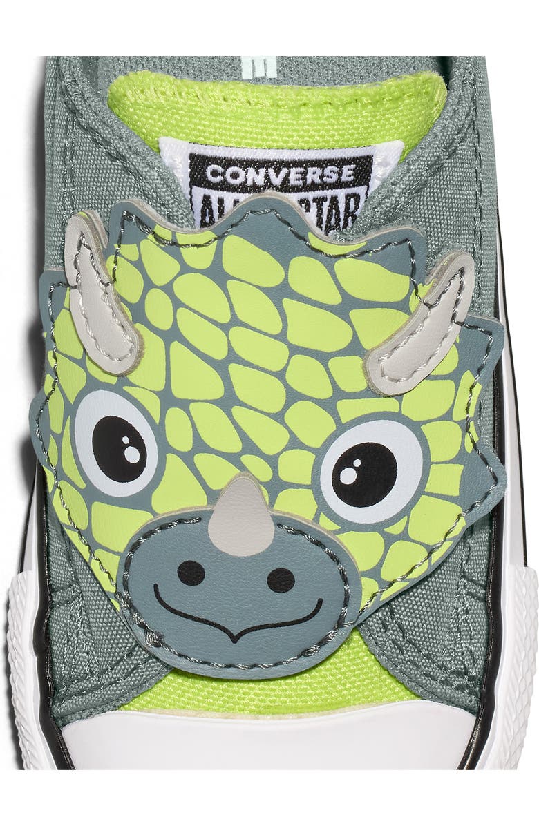 Converse Kids' Chuck Taylor<sup>®</sup> All Star<sup>®</sup> One Strap Sneaker, Alternate, color, Mineral Brew/ Neon Mantis