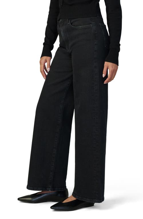 Joe's Jeans The Mia High Waist Wide Leg Jeans In Black