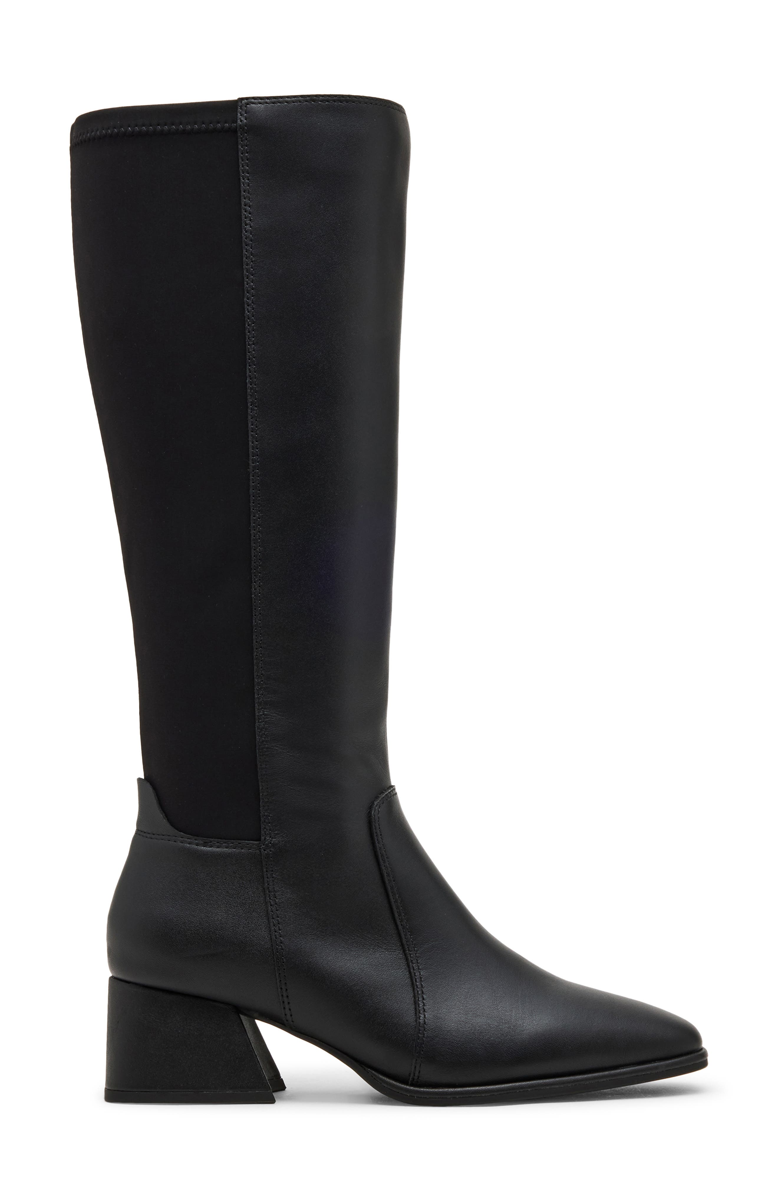 Blondo Mckenna Waterproof Knee High Boot, Alternate, color, Black Leather